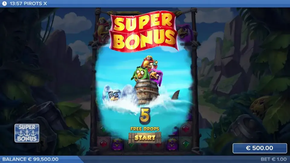 Mode bonus de Pirots X