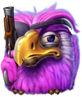Oiseau violet